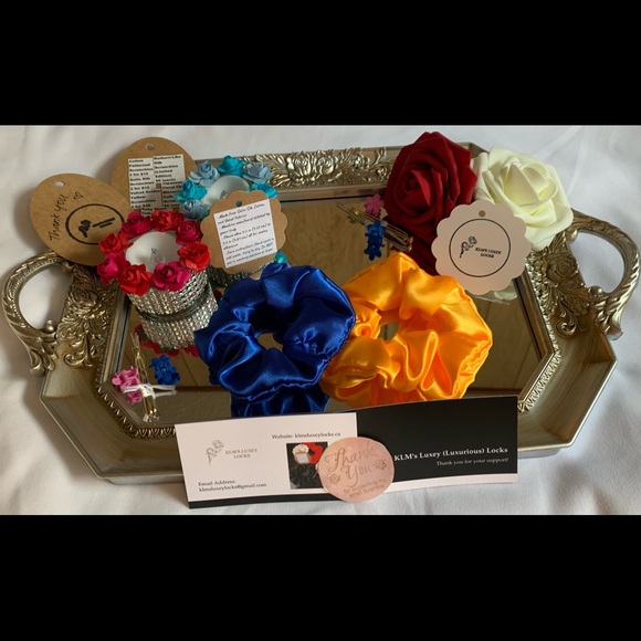 KLM’s Luxey Locks Satin Silk Scrunchies Collection - Picture 4 of 11